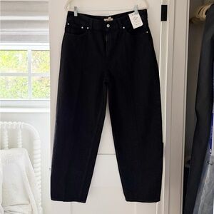 Madewell Women's Straight Leg Black Jeans